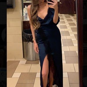 Keepsake the Label Stop Me Lace Trim Maxi